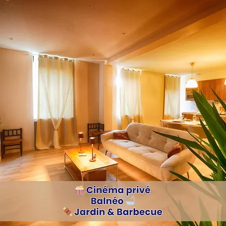 شقة Escapade En Famille En - Cine Prive, Balneo Et Jardin *